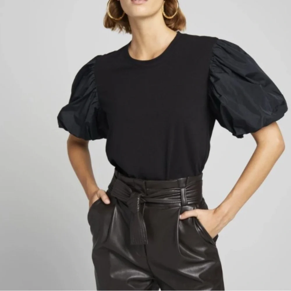 A.L.C Cassandra Puff Sleeve Tee